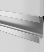 Врезной торцевой алюминиевый профиль ручка UKW 6 Zobal