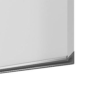 Ручка профиль врезная UKW 1  Zobal алюминиевая L -3500мм 18мм