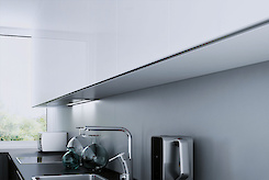 Врізний торцевий алюмінієвий профіль ручка UKW 1