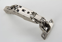 Петля Hettich Sensys 8657 накладная без доводчика, угол открывания 165 градусов никель (9099750)