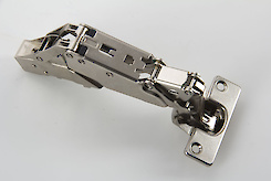 Завіса Hettich Sensys 8657 напівнакладна без дотягувача, кут відкривання 165 градусів нікель (9099760)