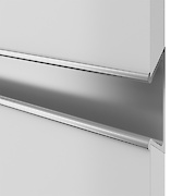 Врізний торцевий алюмінієвий профіль ручка UKW 3 Zobal