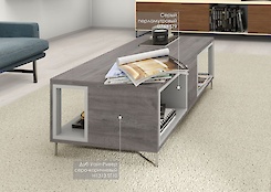 ДСП Egger 18 мм U763 ST9 Сірий перламутровий 2800x2070мм