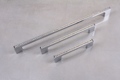 Ручка меблева Falso Stile РК-864 хром глянець + кристали