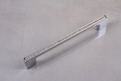 Ручка мебельная Falso Stile РК-865 хром глянец + кристаллы