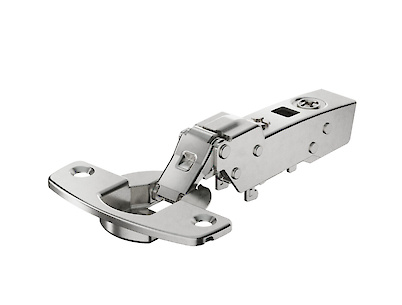 Петля Hettich Sensys 8646i для фасадов 10-19 мм полунакладная с доводчиком, угол открывания 110 градусов никель (9094280)