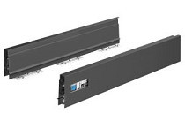 Боковина ящика Hettich InnoTech Atira h=70 мм L=520мм левая антрацит
