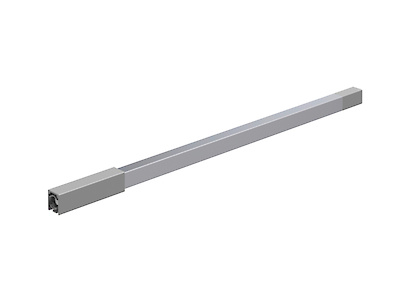Продольный релинг к ящикам Hettich InnoTech Atira L=520 серебристый правый