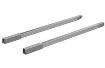 Продольный релинг к ящикам Hettich InnoTech Atira L=520 серебристый правый