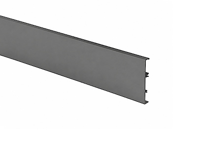 Алюминиевая задняя стенка Hettich ArciTech h=126 L=2000 антрацит (9192195)