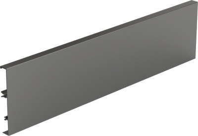 Алюминиевая задняя стенка Hettich ArciTech h=126 L=2000 антрацит (9192195)