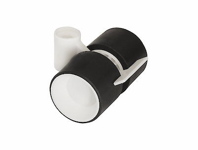 Мебельный ролик OgTM FORMULA 40 NYLON 2.6, белый/черный