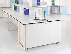 Меблевий ролик OgTM серії Formula 60 Nylon зі стопором білий/чорний