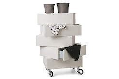 Меблевий ролик OgTM серії Rotola 100 Zama зі стопором алюміній / сірий