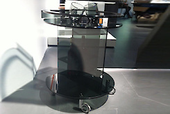 Меблевий ролик OgTM серії Rotola 100 Zama зі стопором білий / чорний