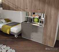 Меблевий ролик OgTM серії Rotola 100 Zama зі стопором білий / чорний