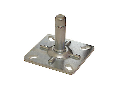 Планка для кріплення меблевих роликів OgTM 47x47, тип 8