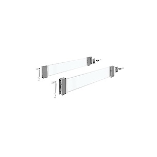 Комплект надставок на бок ящика Hettich InnoTech Atira DesignSide из стекла h=144 L=520 серый