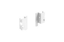 Крепление (соединитель) задней стенки ящика Hettich InnoTech Atira h=54 мм белое левое