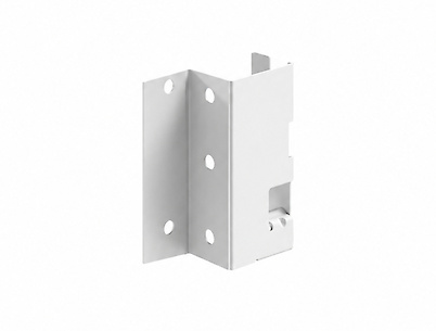 Крепление (соединитель) задней стенки ящика Hettich InnoTech Atira h=54 мм белое левое