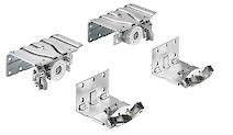 Комплект фурнитуры Top Line XL Hettich для передней двери EB=33 (16-22мм) для шкафа с 2 дверьми (верхние ролики)