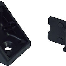 Уголок 20x20 черный