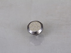 Мебельная ручка-кнопка Giusti РГ 577 WPO761.000.00C8 железо белое винтажное