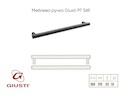 Меблева ручка Giusti РГ 569 WMN761.160.00T2