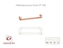 Меблева ручка Giusti РГ 530 WMN785.160.00C5