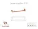 Меблева ручка Giusti РГ 531 WMN785.128.00C5