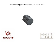 Мебельная ручка-кнопка Giusti РГ 541 WPO784.017.00С7 