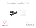 Меблева ручка-кнопка Giusti РГ 543 WPO786.016.00T2