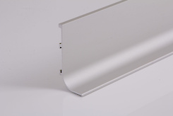 Профиль алюминиевый для фасадов без ручек L-образный алюминиевого цвета (Профиль ФБР L)