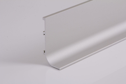 Профиль L образный для фасадов без ручек (ФБР) L= 5950 мм серебро