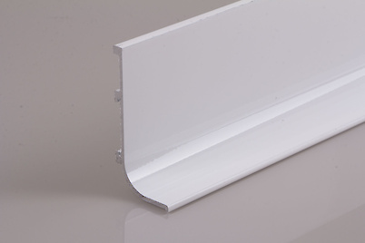 Профиль L образный для фасадов без ручек (ФБР) L =5950 мм белый