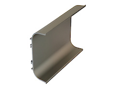 Профиль алюминиевый для фасадов без ручек С-образный цвета коньяк (Профиль ФБР С)