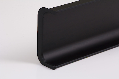 Заглушка профиля C для фасадов без ручек (ФБР) черный