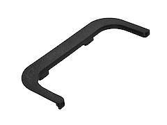 Заглушка профиля C для фасадов без ручек (ФБР) черный