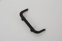 Заглушка профиля C для фасадов без ручек (ФБР) черный