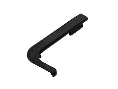 Заглушка ліва профілю L для фасадів без ручок (ФБР) чорний