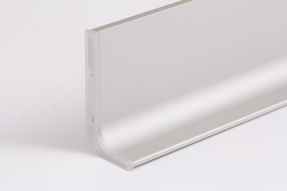 Заглушка левая профиля L для фасадов без ручек (ФБР) прозрачный