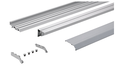 Комплект профилей для раздвижной системы Top Line XL Hettich 4000мм (верхний и нижний профиль)