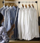 Пантограф GTV для одягу телескопічний 830-1150 мм з масляним амортизатором модуль 875-1200мм (8кг), хром/чорний (PG-ST83115-20)