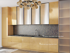 фасади МДФ Alvic 18мм Luxe Cuzco Royal Gold 3146 G