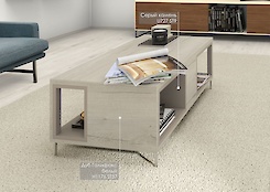 Ламинированное ДСП Egger 18мм H1176 ST37 Дуб Галифакс белый