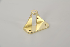 Адаптер АК-11 Falso Stile для кріплення меблевої ручки на складні фасади з алюмінієвих фасадних профілів, золото глянець