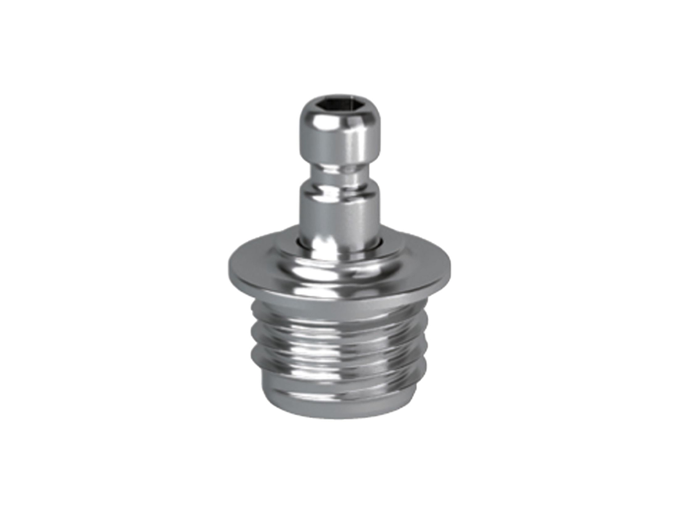 Кріплення газового ліфта K12 Italiana Ferramenta до боковини під запрессовку в кольорі нікель