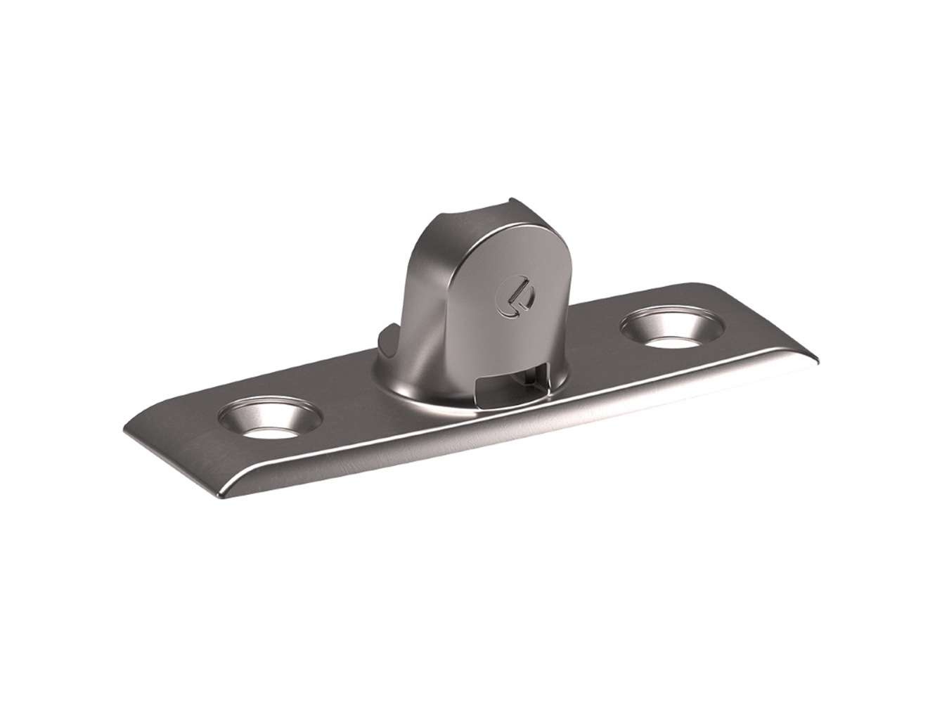 Крепление газового лифта K12 Italiana Ferramenta к фасаду под прикручивание в цвете никель