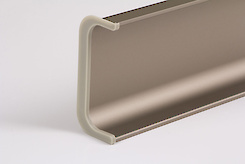 Заглушка профиля C для фасадов без ручек (ФБР) коньяк