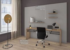 Ламинированное ДСП Egger 18мм H1212 ST33 Вяз Тоссини коричневый